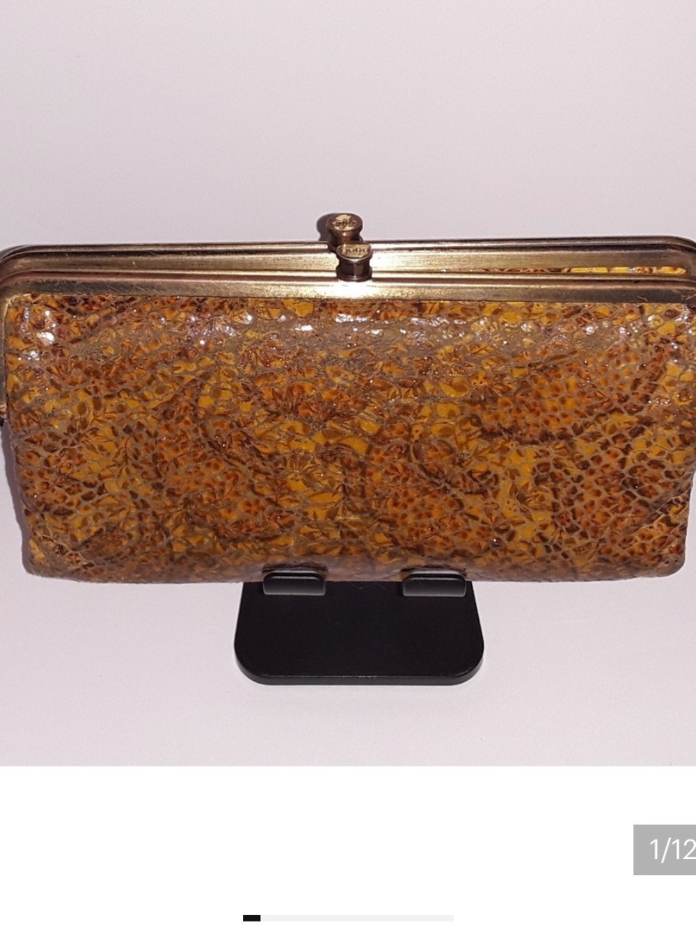Hobo The Original Leather Lauren Double Kiss Autumn Shimmer Bifold Wallet